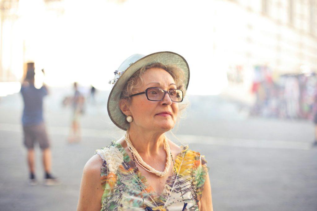 Older Woman Thinking